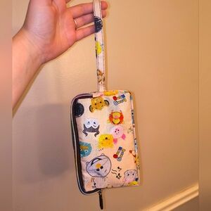 Women’s or Kid’s Cute Disney Character Print Mobile Wristlet Clutch Handbag